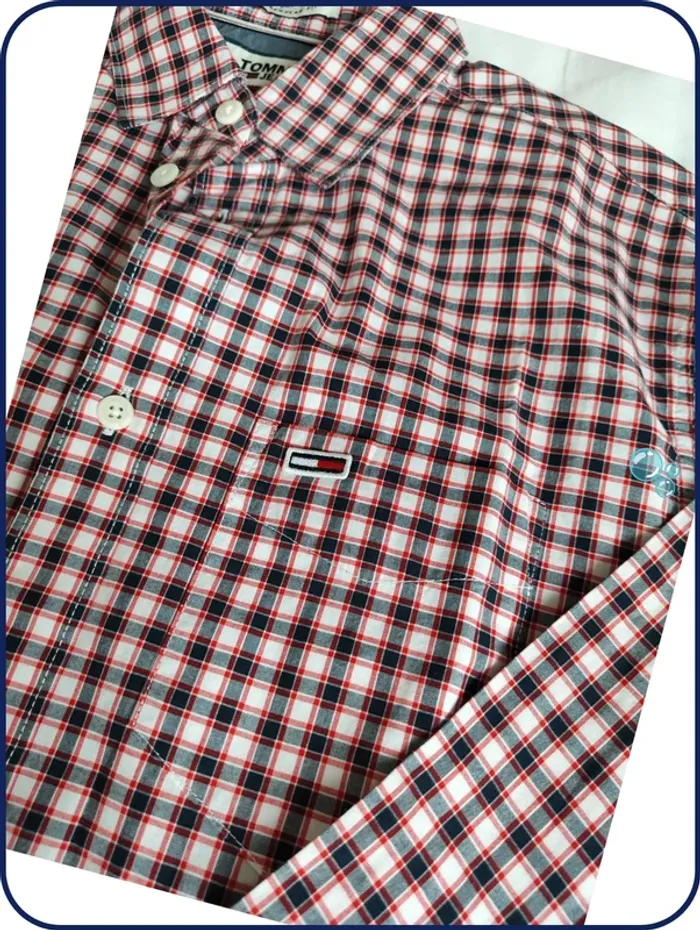 Chemise homme - tommy jeans - Xs- regular fit - photo numéro 4