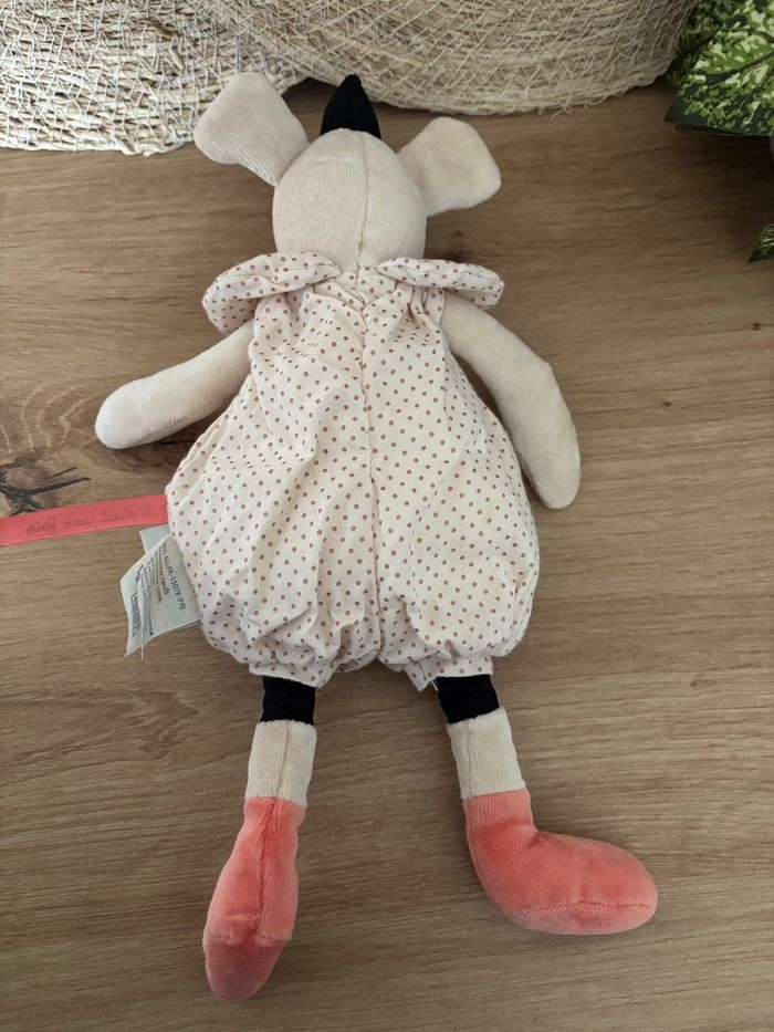 Doudou souris rose il était une fois moulin roty - photo numéro 3