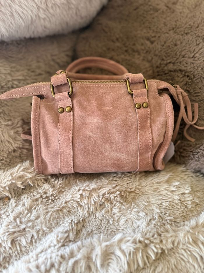 Sac à main vieux rose - photo numéro 2
