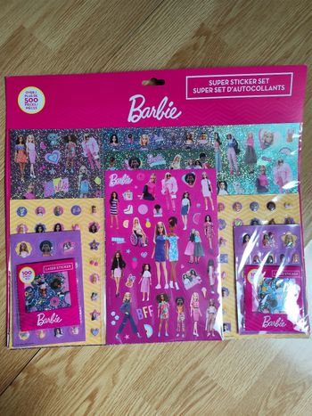 Lot stickers barbie
