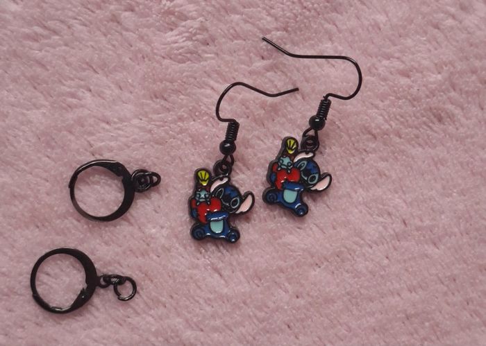 Boucles d'oreilles Stitch Disney
