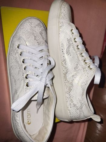 basket fleuri doré blanc t 41 ERAM