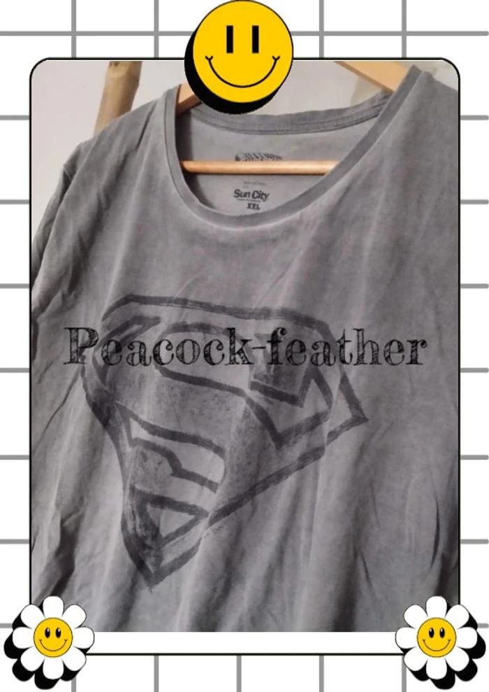 T-shirt superman gris xxl homme - photo numéro 3