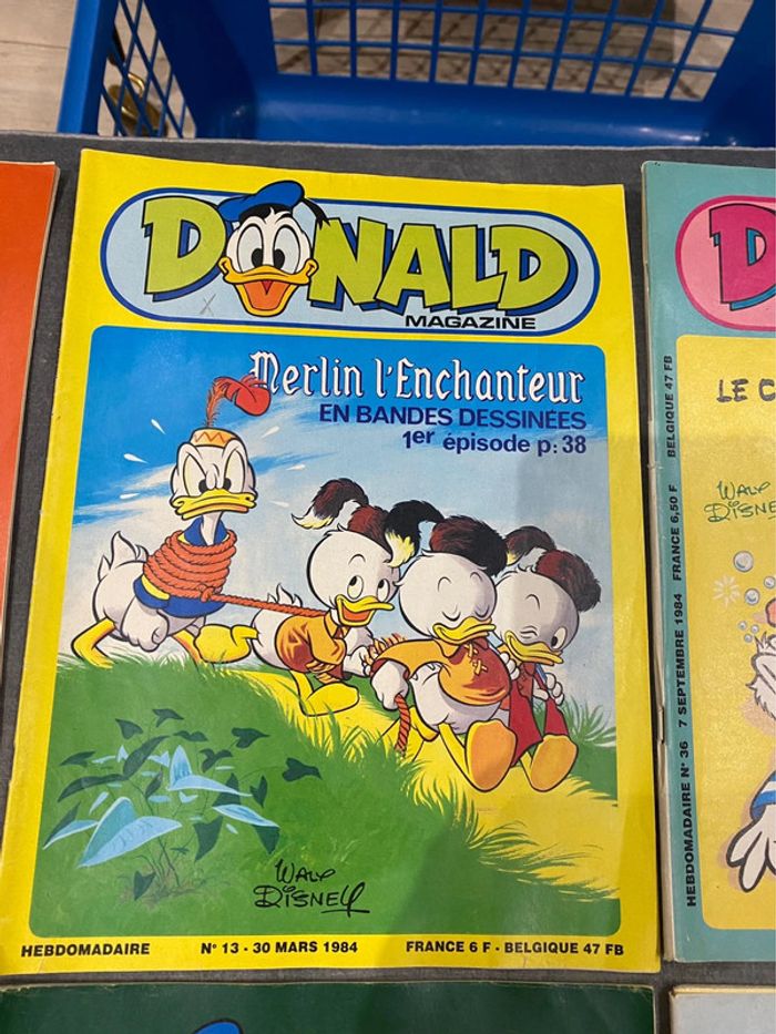 Lot de 9 donald magazine numéros: 50,12,42,1,18,51,19,13,36 - photo numéro 9