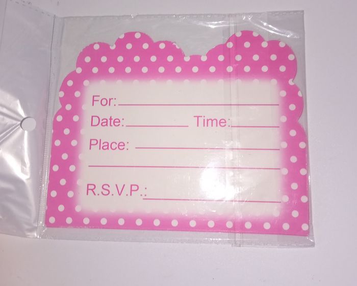 Lot de 10 invitations d'anniversaire Hello Kitty - photo numéro 2