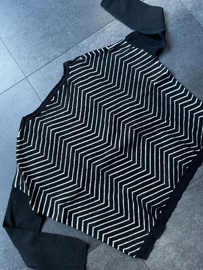 Pull femme noir et blanc Promod S - photo numéro 3