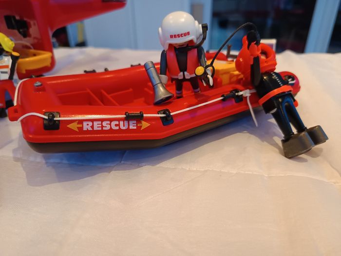 Playmobil hélicoptère et bombardier pompier - photo numéro 2