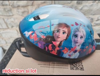 🌞Casque Vélo Enfant Reine des Neiges 52-56 cm Disney Sécurité & Style🌞 envoie aujourd'hui ou demain