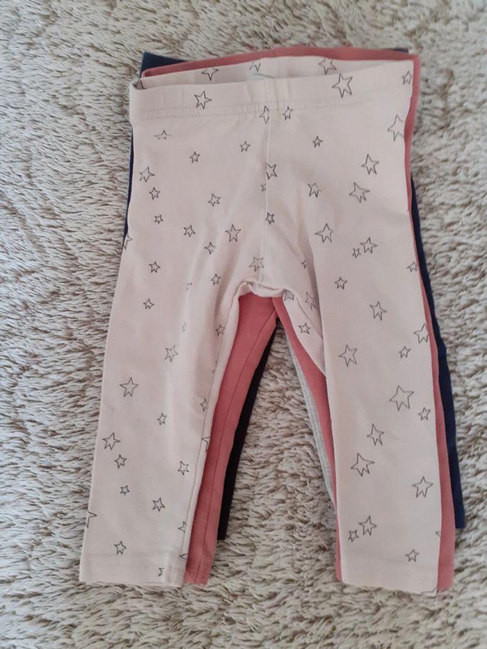 Lot de 5 leggings 6/9 mois - photo numéro 10