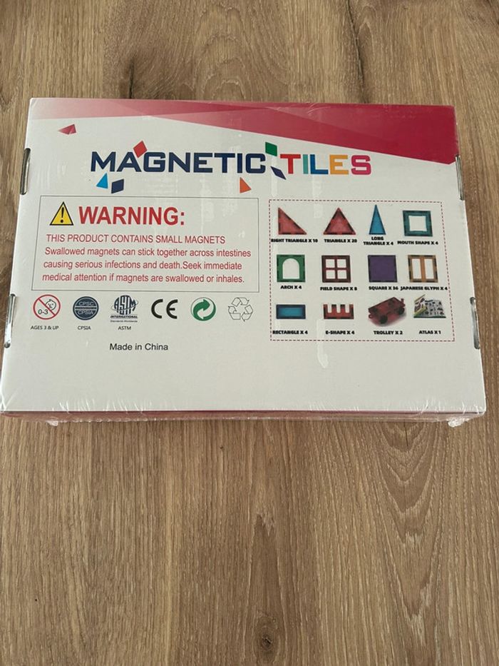 Tuiles magnétiques (100 pièces) Neuf - photo numéro 2