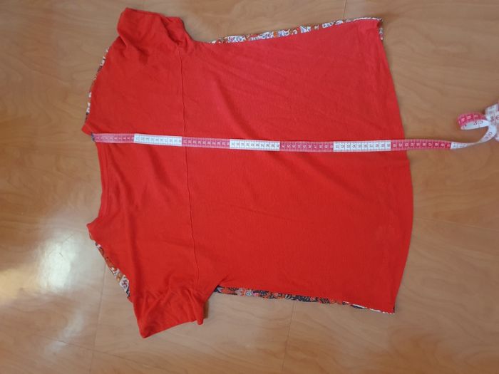 Tee-shirt rouge desigual taille L - photo numéro 2