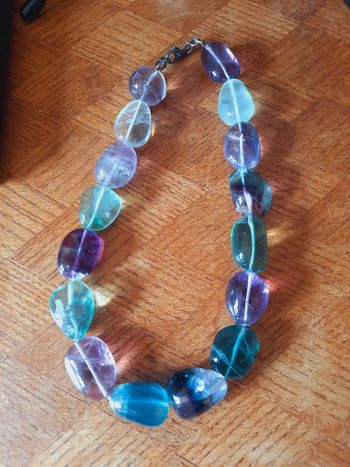 Collier en fluorite