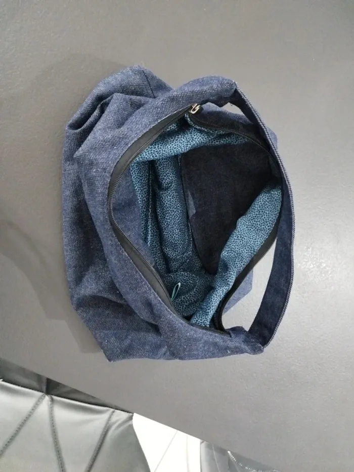 Sac à main en jeans - photo numéro 4