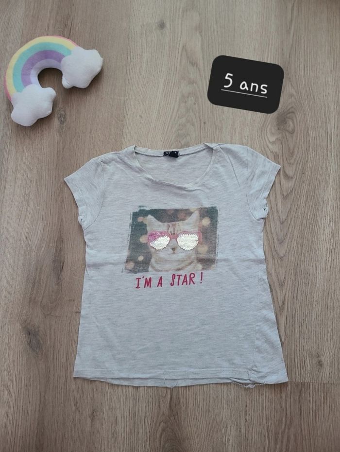 Tee shirt 5 ans