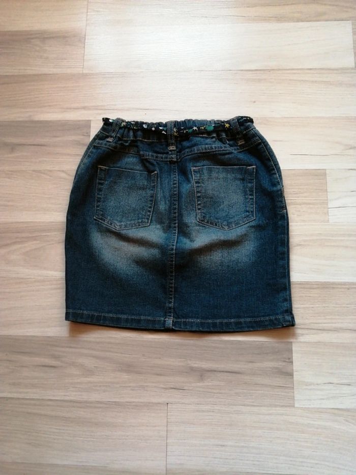Jupe jean ceinture réglable - photo numéro 4
