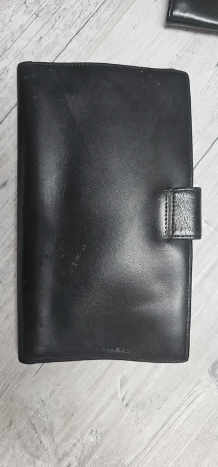 Sac a main lancaster noir en lot avec portefeuille et monnaie - photo numéro 10