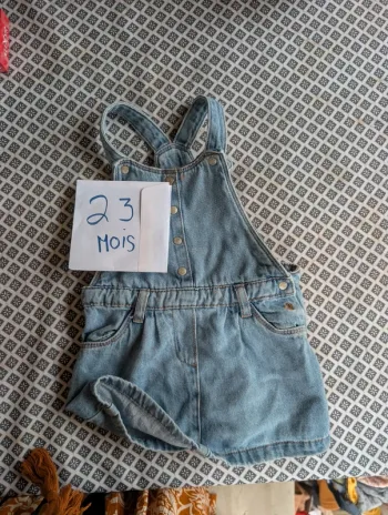 Robe en jean bébé fille 23 mois