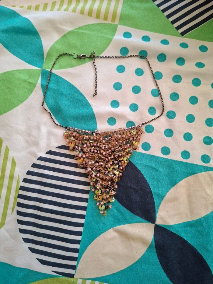 Collier fantaisie femme perles