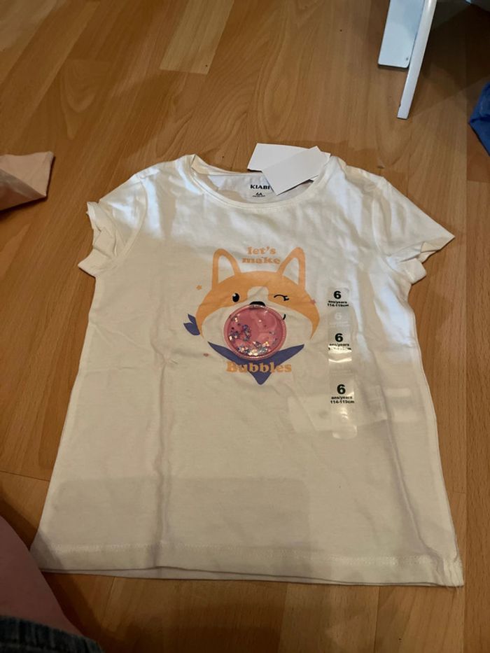 T shirt fille 6 ans kiabi