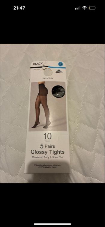 5 paire de collants neuf S