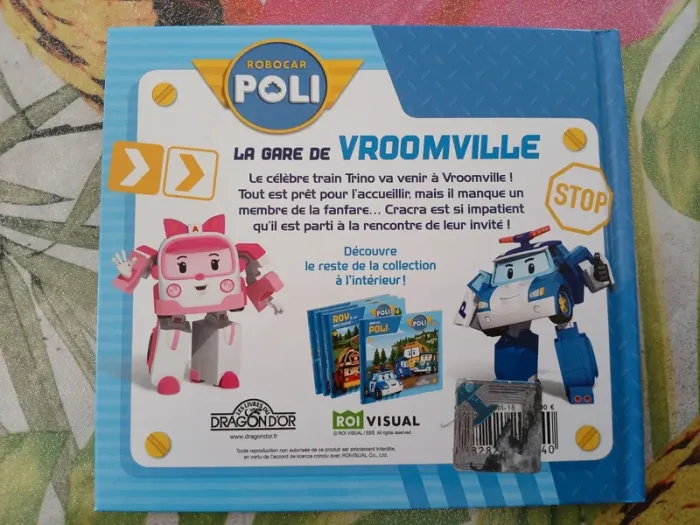 Livre robocar poli "la gare de vroomville" - photo numéro 2