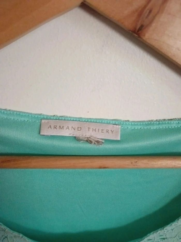 C23 blouse menthe Armand Thiery T5 - photo numéro 3