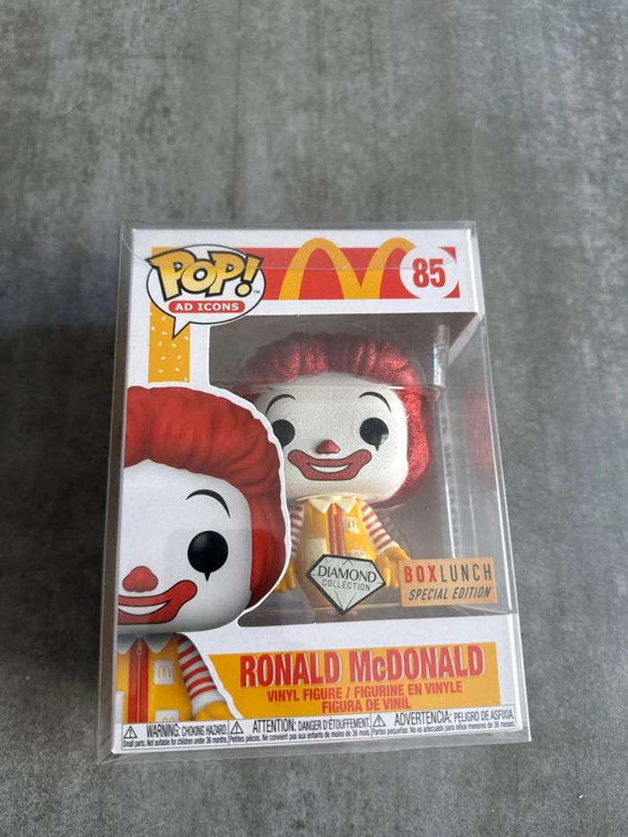 Funko Pop McDonald’s 85 Ronald McDonald Diamond Collection – BoxLunch Special Edition - photo numéro 2