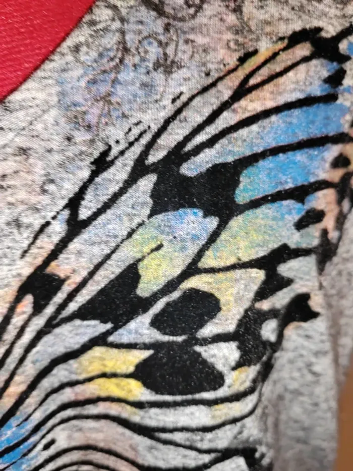 T shirt imprimé noué dans le dos - photo numéro 2