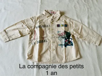 Chemise la compagnie des petits 1 an