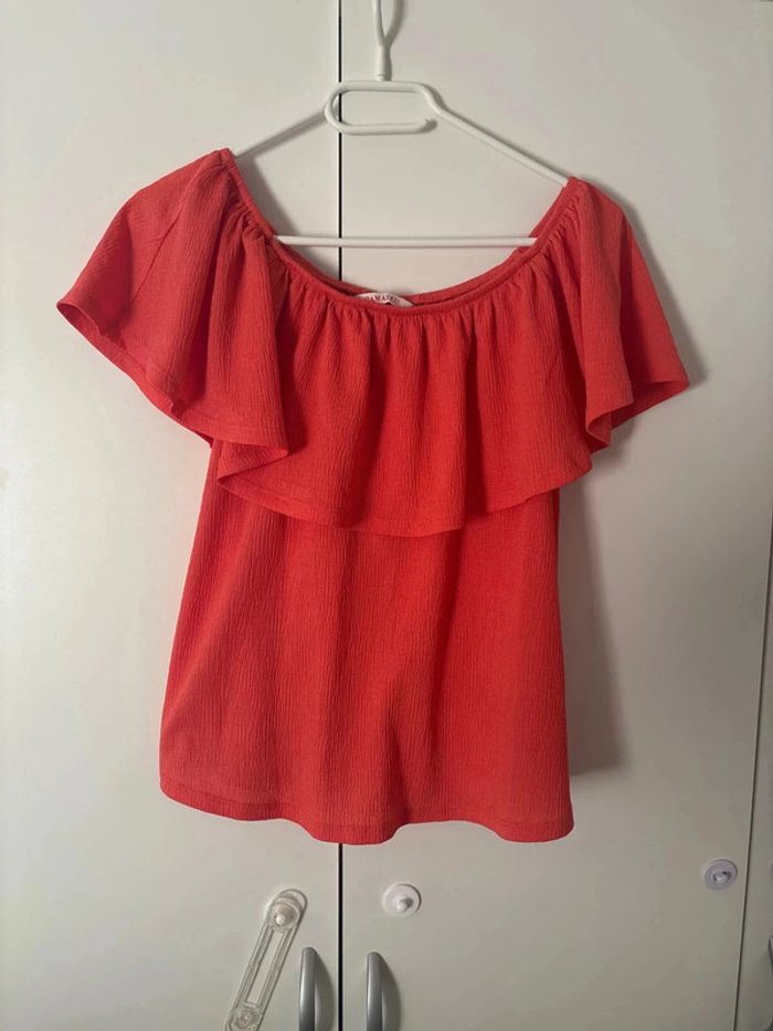 Blouse épaule dénudée