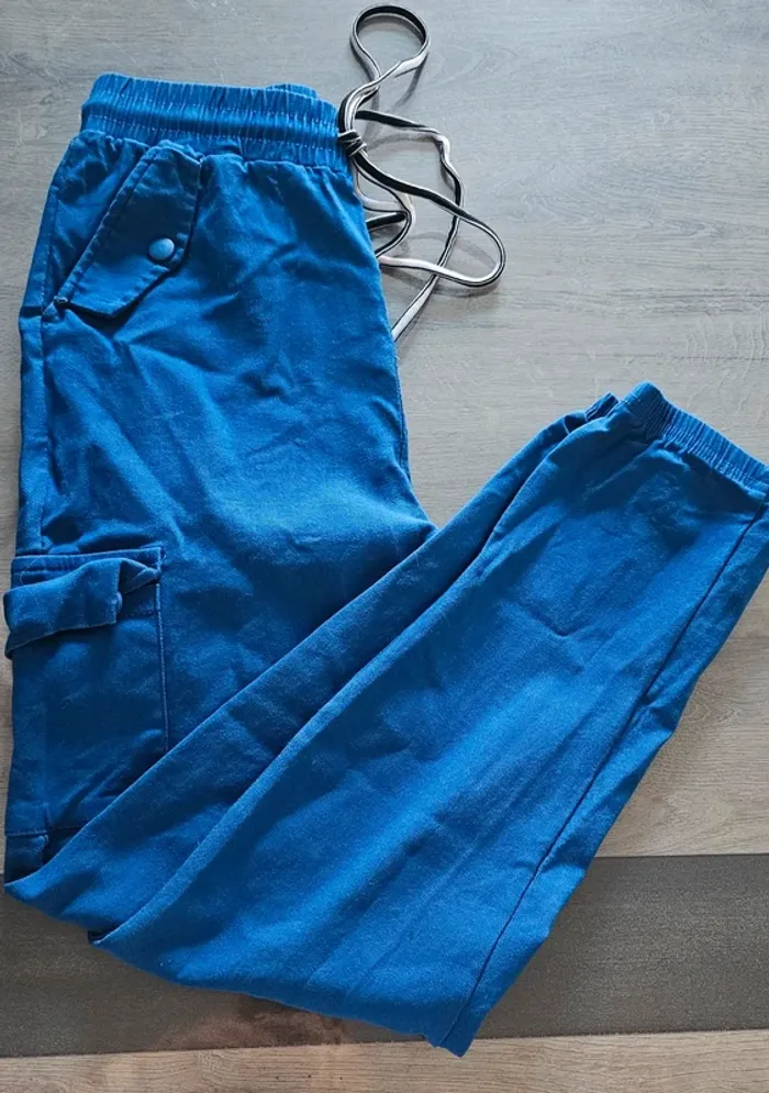 Cargo bleu électrique 12 / 13 ans
