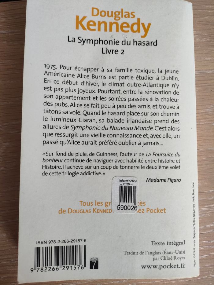 Livre sur douglas Kennedy - photo numéro 2