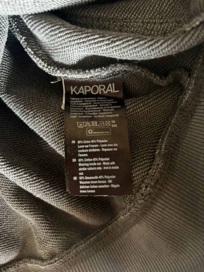 Sweat à capuche kaporal gris - photo numéro 4
