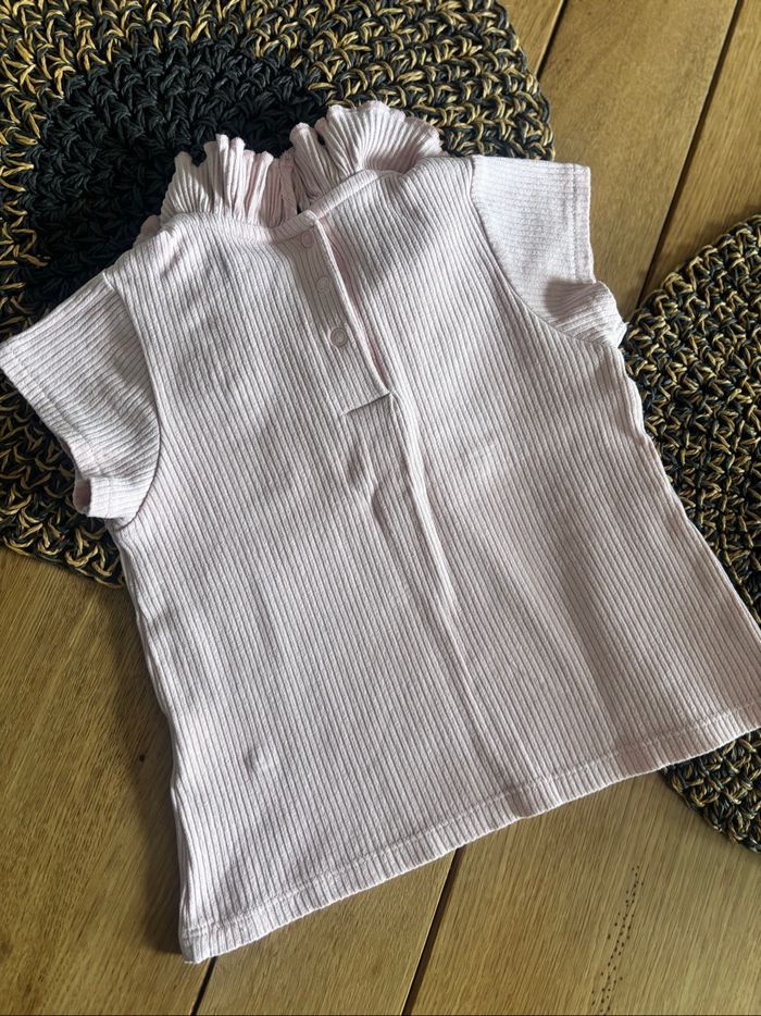 Teeshirt avec col verbaudet - photo numéro 4