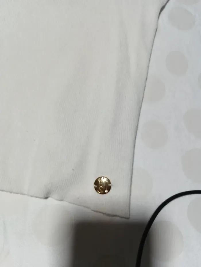 Tee shirt pull fin femme manches longues Morgan taille 36 col en V cintrée à noeud - photo numéro 6