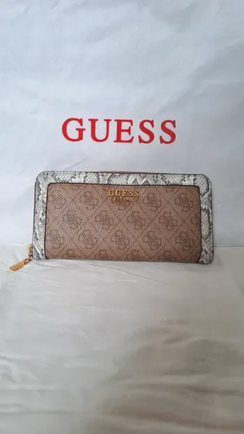 Portefeuille/ Guess Portefeuille/  Guess / Porte-monnaie Guess / Python Satchel Latte Portefeuille