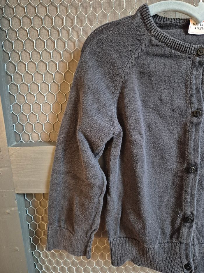 Gilet noir Tape à l'œil t. 4 ans - photo numéro 3