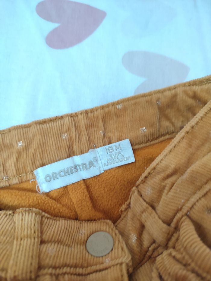 Pantalon molletonné - Camel - 18 mois - Proche du neuf - Orchestra - photo numéro 2