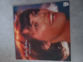 disque vinyl 33 tours mireille mathieu "et tu seras poete"