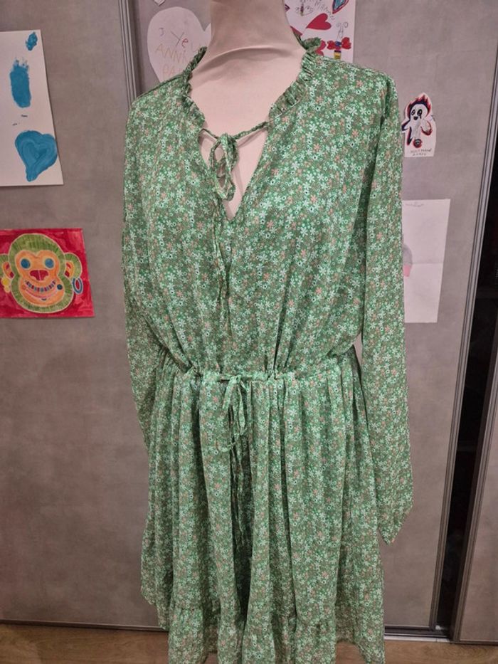 Robe fleurie #bohème #printemps#été 44