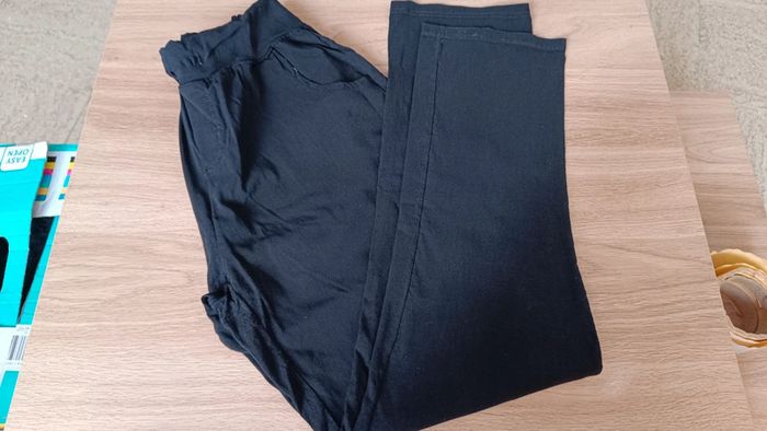 Pantalon carotte noir