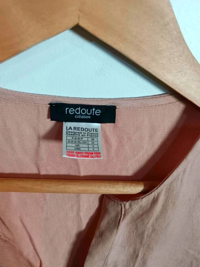 C20 robe rose/taupe la redoute 36 - photo numéro 3