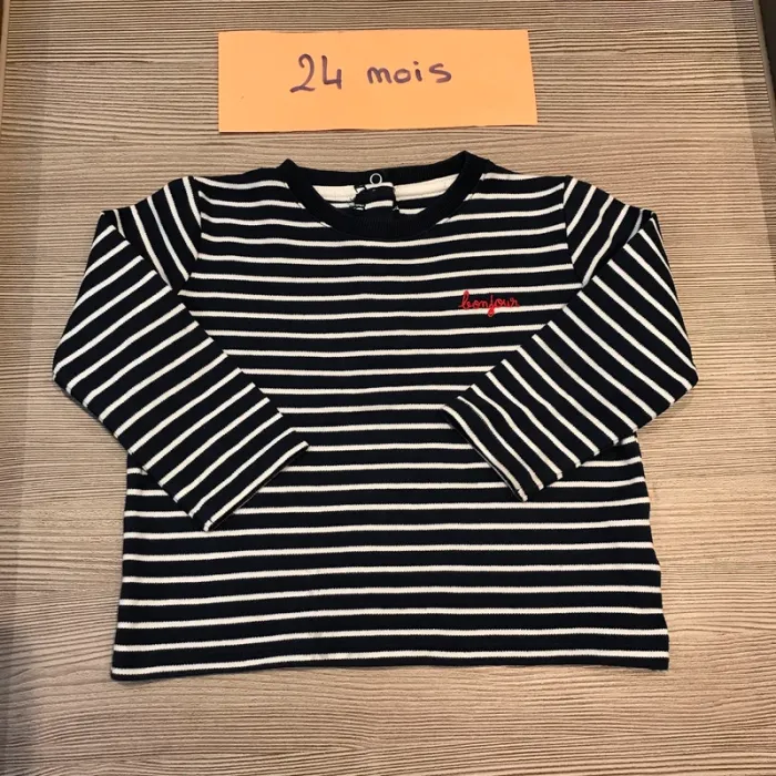 Pull fin marinière 24 mois Kiabi 🦊