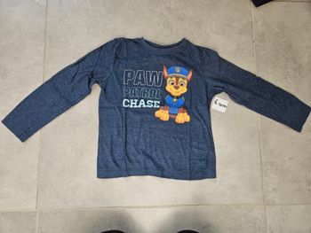 T-shirt manches longues Pat Patrouille garçon 6 ans