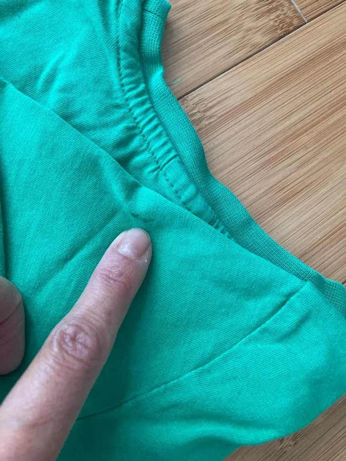8 ans - Set de 3 t-shirt manches courtes - rouge, vert, bleu ciel palmier - photo numéro 7
