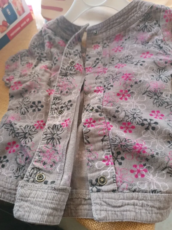 Blouse gris fuchsia Wapi 18M - photo numéro 3