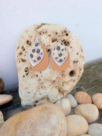 Boucles d’oreilles léopard 