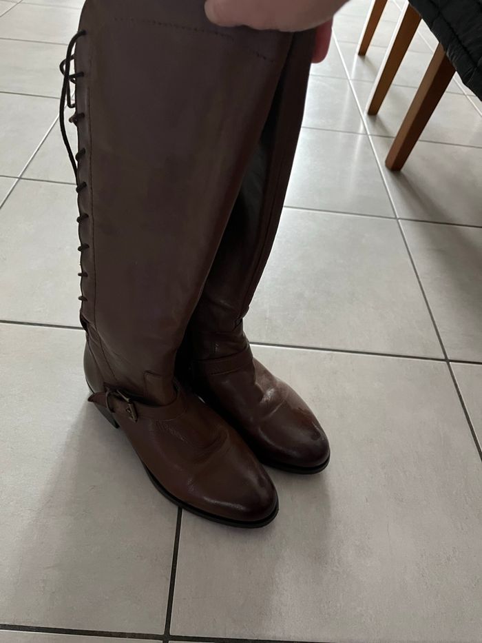 Bottes femme en cuir - photo numéro 3