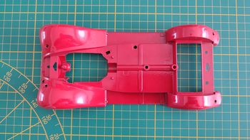 Châssis métallique pièce miniature Solido Ford V8 1936 citerne California oïl 1/19 1/19e #C65