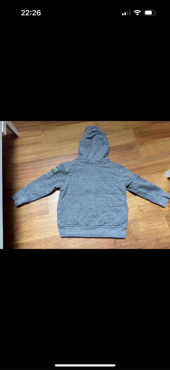 Veste/ gilet/ sweat à capuche zipper garçon orchestra 3 ans - photo numéro 3